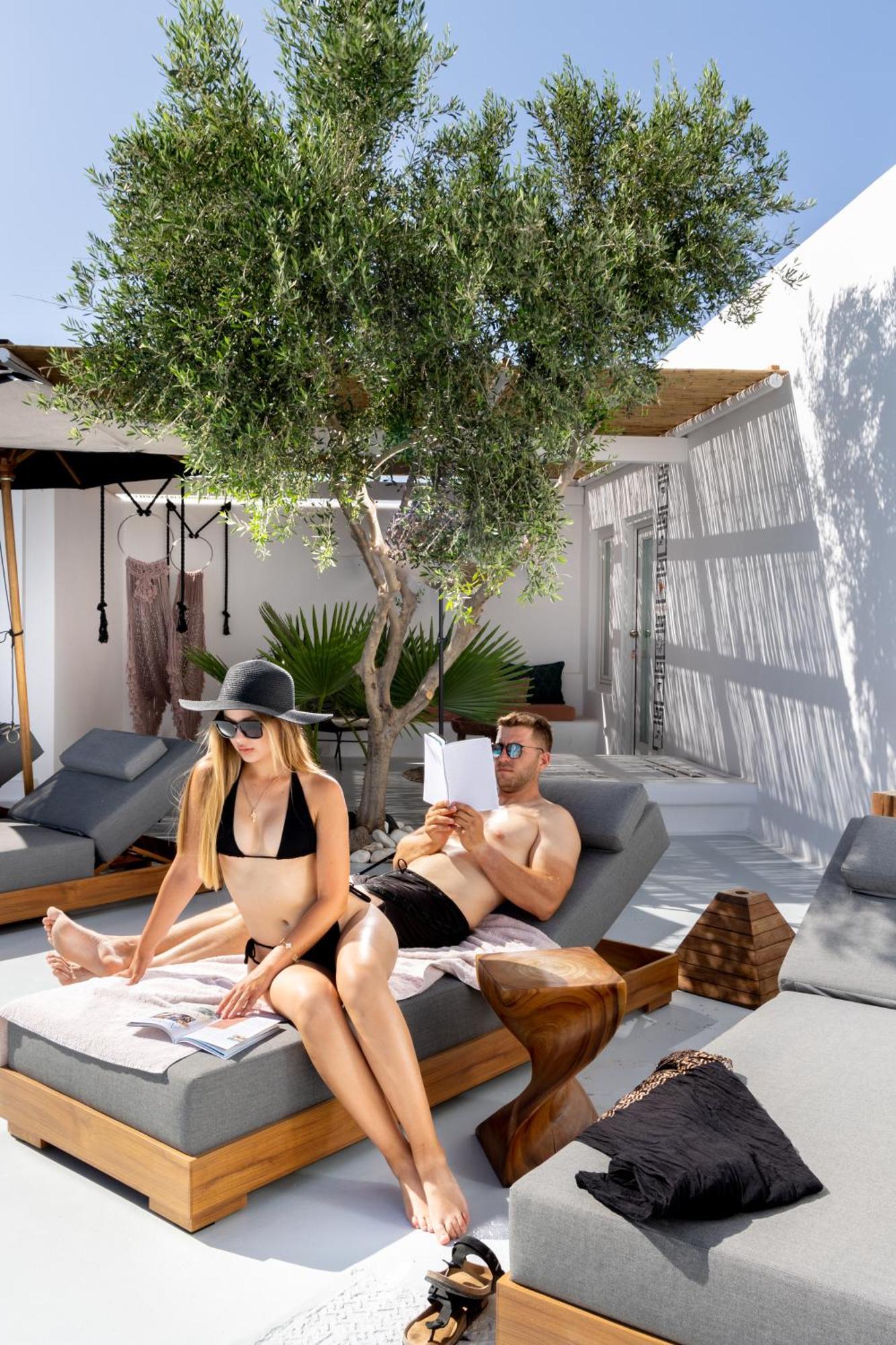 Frati Villas Beachfront Perivolos  Buitenkant foto